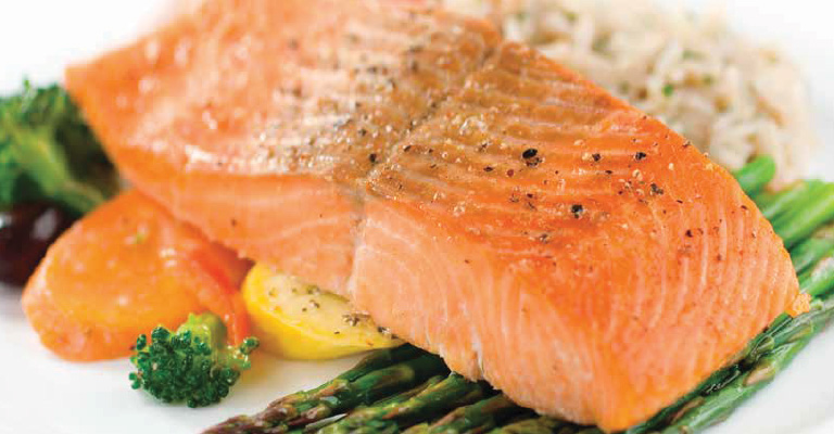 Lemon Zest Salmon with Asparagus